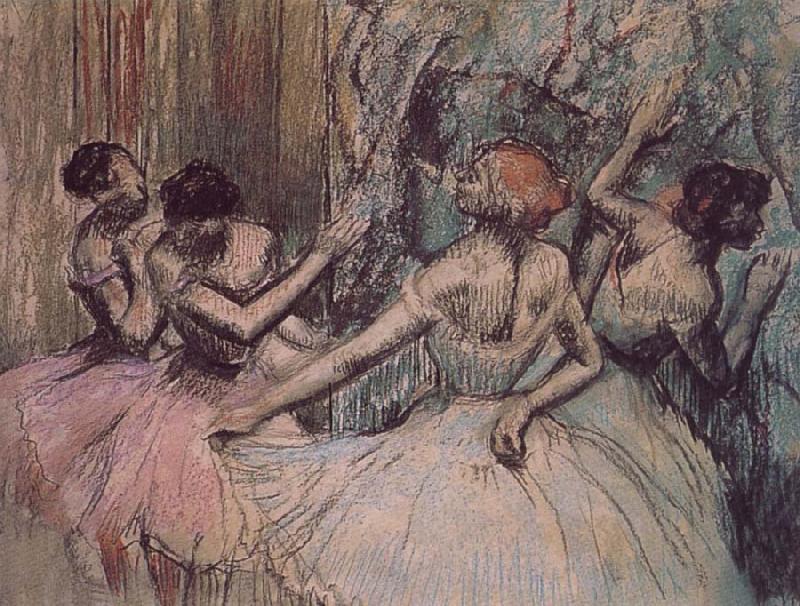 Edgar Degas Dance behind the curtain Germany oil painting art